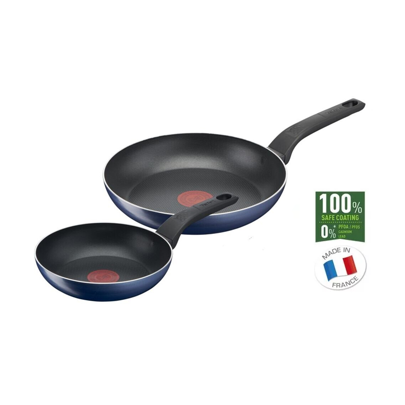 Tefal Easy Cook Frypan 20Cm And 26Cm Non Electric 2Pc B4229153 Aluminium Material With Heat Indicator Dishwasher Safe And Pfoa Safe 1 Tefal Easy Cook Frypan 20Cm And 26Cm Non Electric 2Pc B4229153 Aluminium Material With Heat Indicator Dishwasher Safe And Pfoa Safe