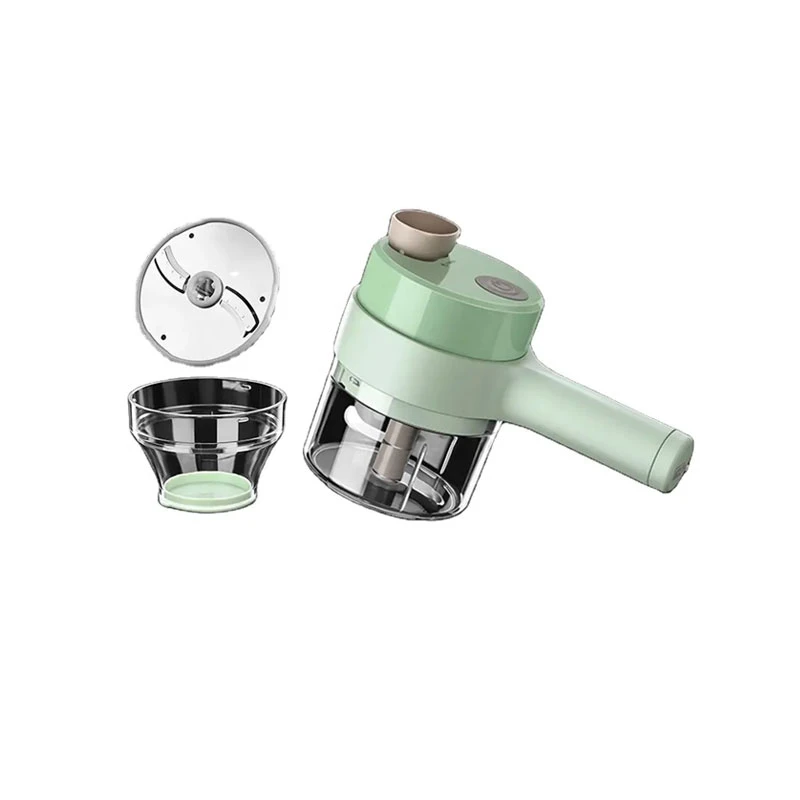 Handheld Mini Electric Food Chopper 4In1 Vegetable Cutter, Chopper, Food Slicer 1 Handheld Mini Electric Food Chopper 4In1 Vegetable Cutter, Chopper, Food Slicer