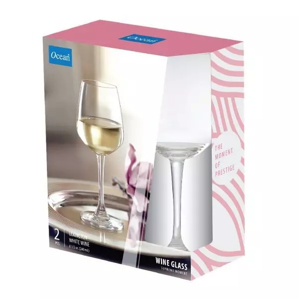 Ocean Wine Glass 2Pc Lexington White Wine 240Ml Fine Rim Stemware 3019W0802G0002 5 Ocean Wine Glass 2Pc Lexington White Wine 240Ml Fine Rim Stemware 3019W0802G0002