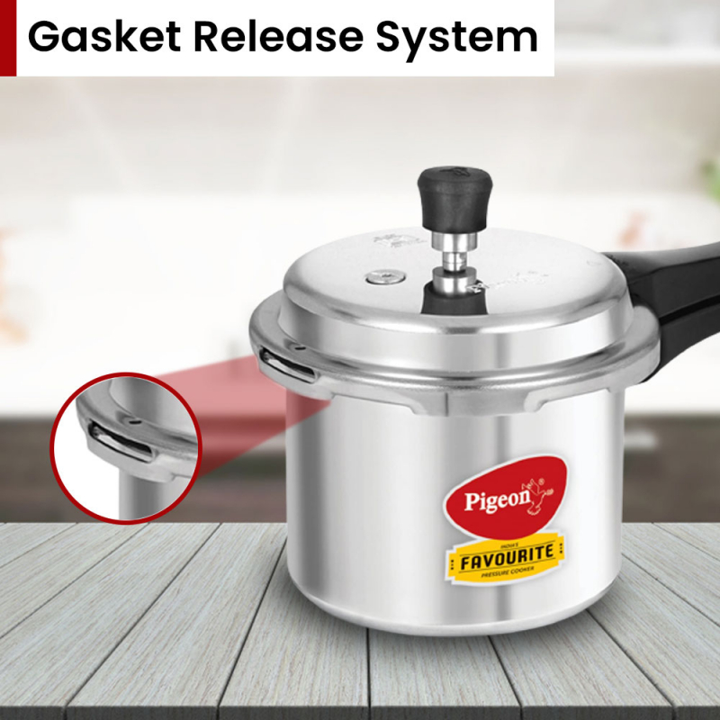 Pigeon Pressure Cooker 12L Deluxe Outer Lid Aluminium Sap 106 - Ergonomic Sturdy Handle Thermal Efficiency Special Alloy Safety Plug 7 Pigeon Pressure Cooker 12L Deluxe Outer Lid Aluminium Sap 106 - Ergonomic Sturdy Handle Thermal Efficiency Special Alloy Safety Plug