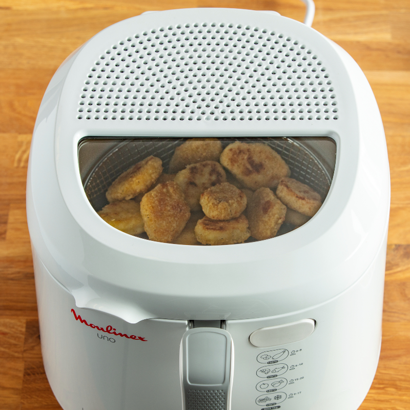 Moulinex Deep Fryer 1Kg/1.8L Capacity 1470W Adjustable Thermostat White Af203127 8 Moulinex Deep Fryer 1Kg/1.8L Capacity 1470W Adjustable Thermostat White Af203127