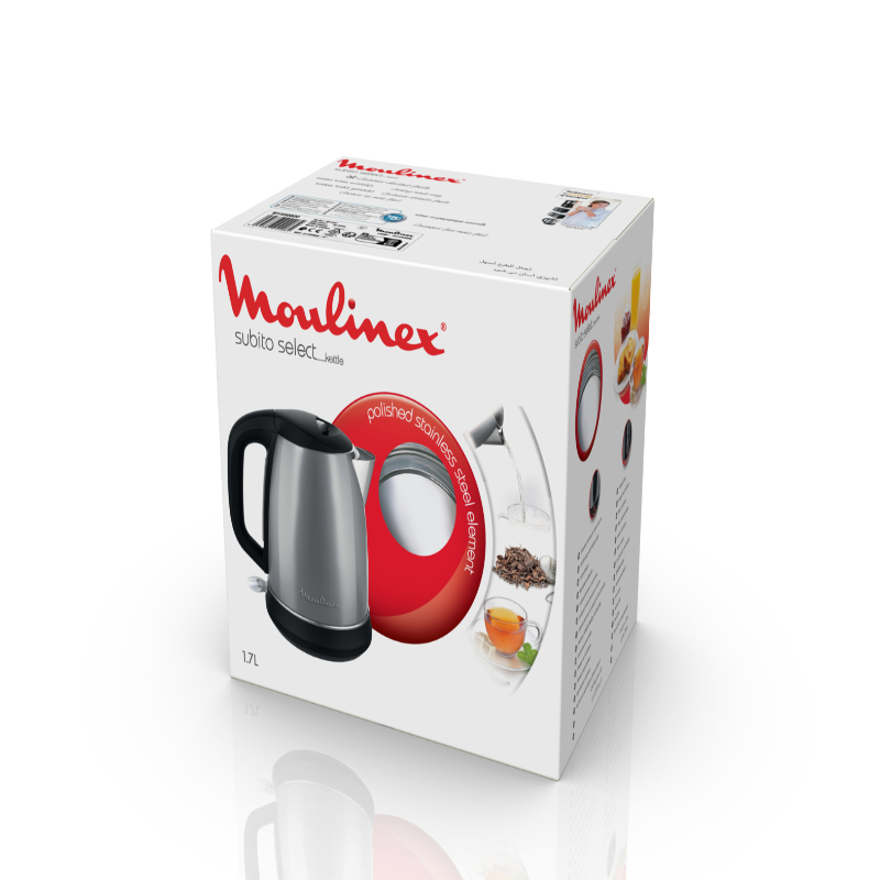 Moulinex Steel Kettle 1.7L Stainless Steel By550D27 8 Moulinex Steel Kettle 1.7L Stainless Steel By550D27