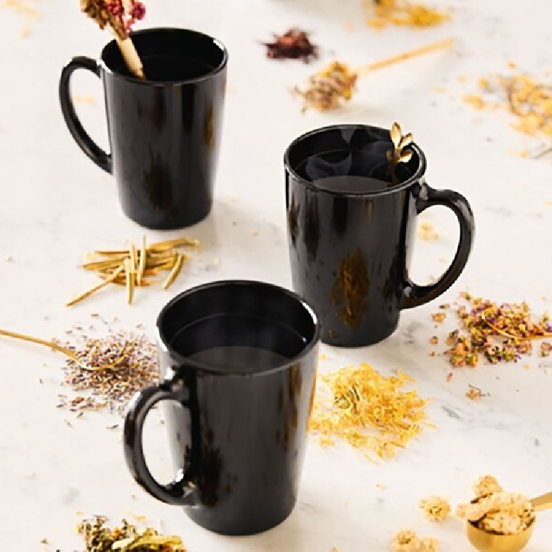 Luminarc New Morning Mug 320Ml Black V9401 (Pack Of 6Pcs) 3 Luminarc New Morning Mug 320Ml Black V9401 (Pack Of 6Pcs)