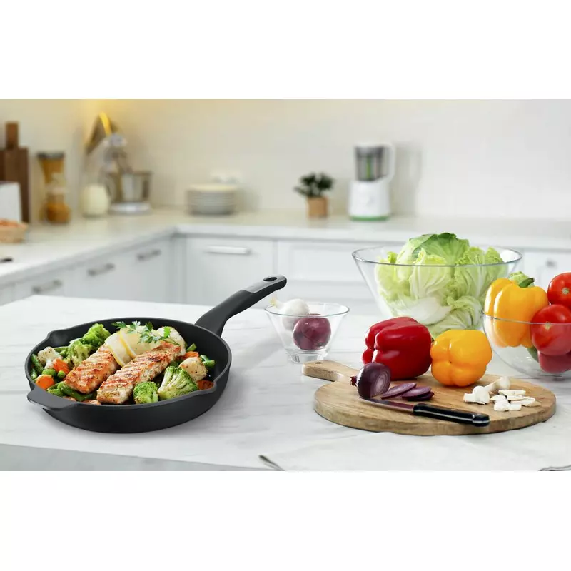 Tefal Unlimited Frypan Grill 26Cm Nonstick Induction E2294074 Aluminium Material Heat Indicator Thermo Signal Titanium Coating Made In France 16 Tefal Unlimited Frypan Grill 26Cm Nonstick Induction E2294074 Aluminium Material Heat Indicator Thermo Signal Titanium Coating Made In France