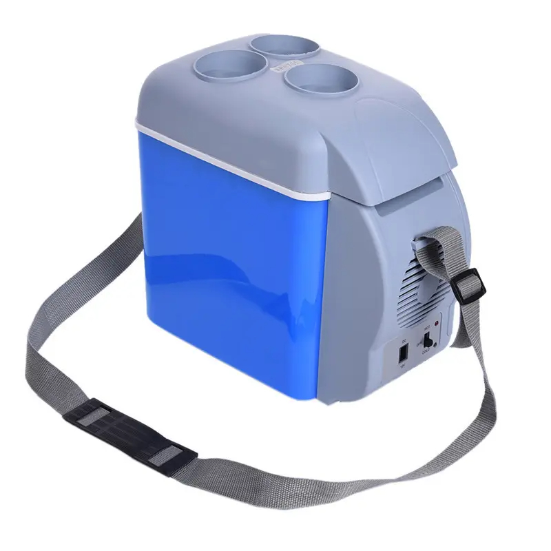 Electric Cooler And Warmer Dual Use Car Refrigerator Portable Mini Fridge 12V Dc Power Supply, 7.5 Liter / 12 Cans 4 Electric Cooler And Warmer Dual Use Car Refrigerator Portable Mini Fridge 12V Dc Power Supply, 7.5 Liter / 12 Cans