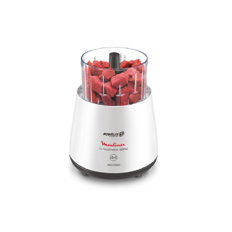 Moulinex Multi Moulinette Chopper 1000W, Powelix Blade Technology, 6 In 1 Functions Blade For Blending, Mixing And Chopping, Easy 1-2-3 Start Up, Ultra Powerful Motor, Dpa144 3 Moulinex Multi Moulinette Chopper 1000W, Powelix Blade Technology, 6 In 1 Functions Blade For Blending, Mixing And Chopping, Easy 1-2-3 Start Up, Ultra Powerful Motor, Dpa144