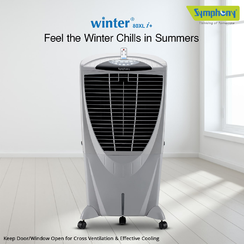 Symphony Desert Air Cooler 80L With Powerful Fan, Honeycomb Pads, I-Pure Technology Winter 80Xl 5 Symphony Desert Air Cooler 80L With Powerful Fan, Honeycomb Pads, I-Pure Technology Winter 80Xl