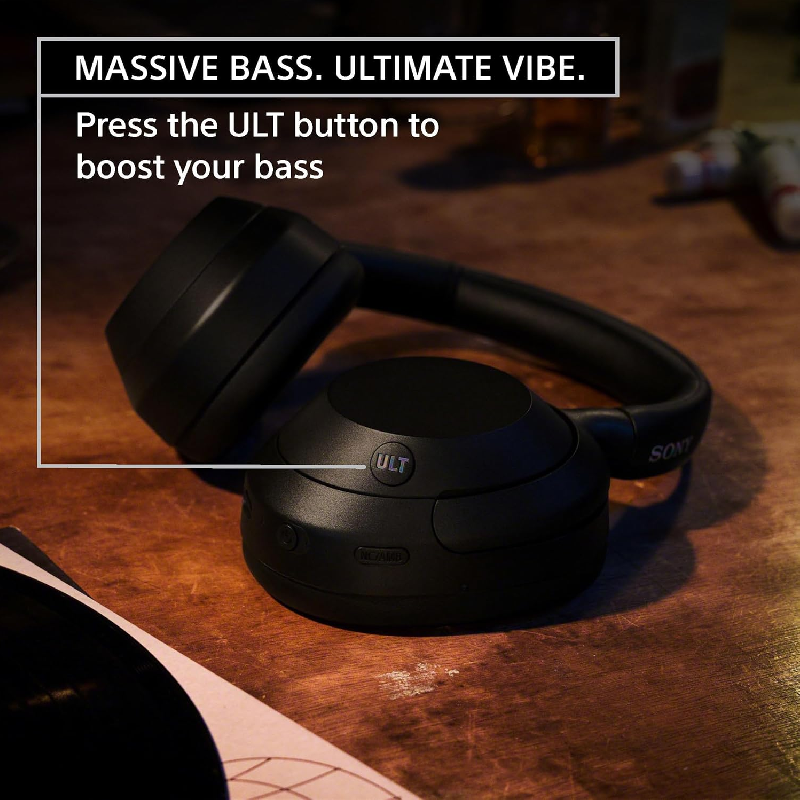 Sony Wireless Bluetooth Over Ear Headphones With Noise Cancellation, Massive Bass, Surround Sound Wh-Ult900N 7 Sony Wireless Bluetooth Over Ear Headphones With Noise Cancellation, Massive Bass, Surround Sound Wh-Ult900N