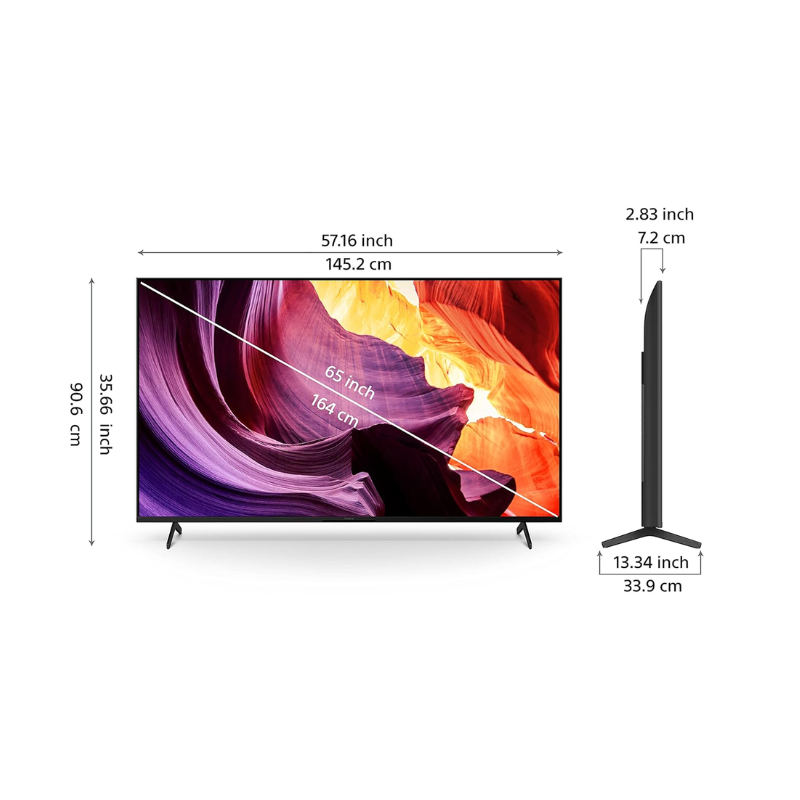 Sony Bravia 65&Quot; Led 4K Ultra Hd Smart Google Tv With 4K X1 Hdr, Motion Flow Xr, Triluminos Pro Display, Chromecast, Bass Reflex Speaker Black Kd-65X80K 10 Sony Bravia 65&Quot; Led 4K Ultra Hd Smart Google Tv With 4K X1 Hdr, Motion Flow Xr, Triluminos Pro Display, Chromecast, Bass Reflex Speaker Black Kd-65X80K