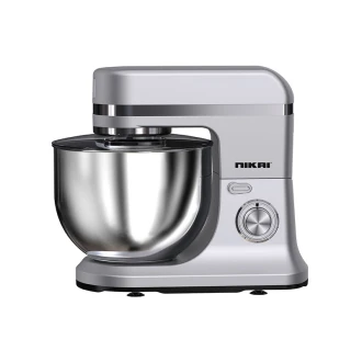 Nikai Kitchen Machine 12L Steel Bowl With Cover 1500W NSM1200A Switch With Led Display Metal Gear 3 Blades Whisk, Dough Hook & Beater 6 Speed With Pulse