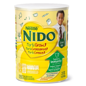 Nestle Nido Milk Powder, Fortified, Rich in Fiber, For School Age , Growing Up Formula, 1800g Tin