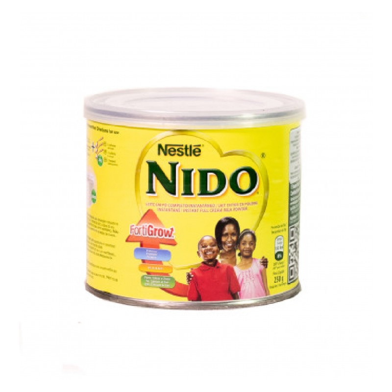 Nestle Nido Milk Powder, Fortified, Rich In Fiber, Immunity - Iron, Zinc, Vitamins A,C &Amp; D 250G Tin 1 Nestle Nido Milk Powder, Fortified, Rich In Fiber, Immunity - Iron, Zinc, Vitamins A,C &Amp; D 250G Tin - Set Of 3 Pcs