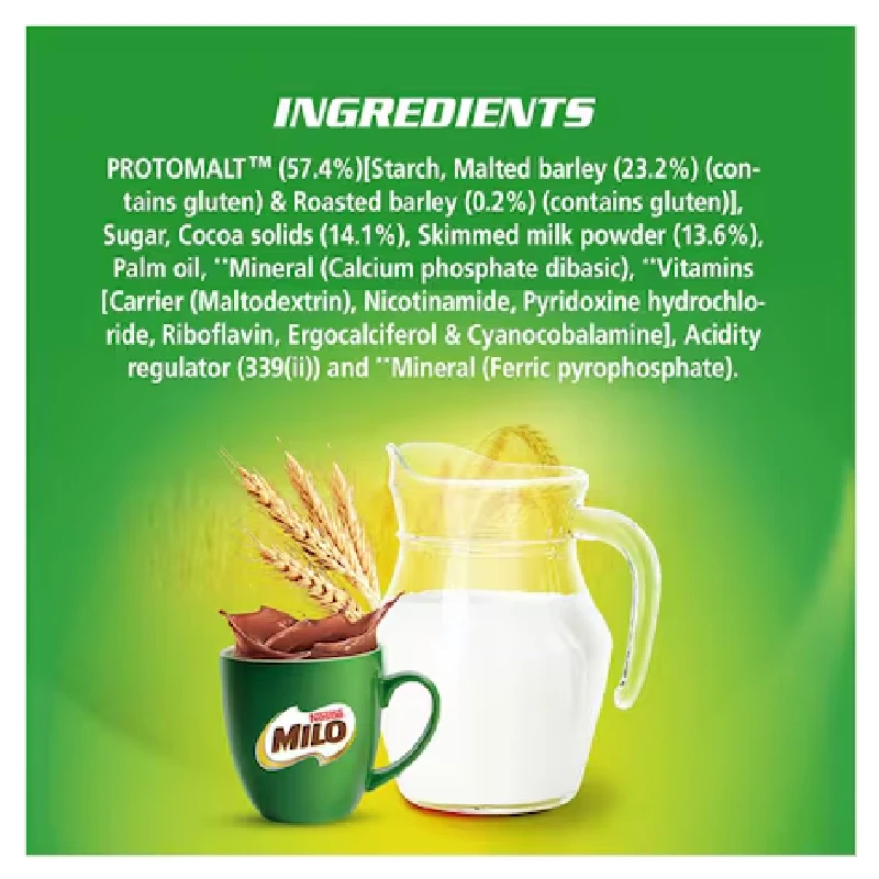 Nestle Milo Activ-Go Malt Powder 400G (Pack Of 12Pcs) 3 Nestle Milo Activ-Go Malt Powder 400G (Pack Of 12Pcs)