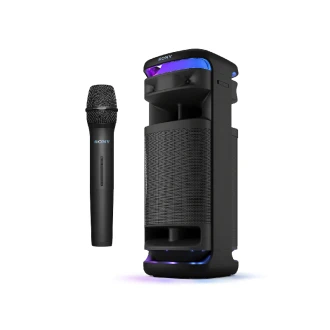 Sony Bluetooth Party Speaker ULT Tower 10 with ULT Button, Powerfull Bass,25hrs Backup, IP67 Rating, Sound & Party Lights, Wireless Mic for Karaoke,Touch Panel SRS-ULT1000