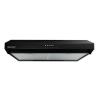 Westpoint Hood Cooker 60cm, 3-Speed Extraction, LED Lighting, Black Glass Finish WEQ-6517.PMN