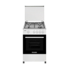 Nikai Oven Cooking Range 4 Grill Option Burner Single Glass Ovens Door 50x50cm U2110N5 Glass Lid Pan Support Gas Pool Burners 5 Knobs With Full Safety