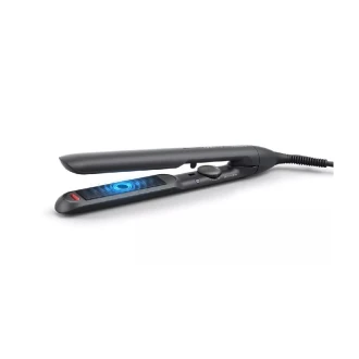Philips Hair Straightener, Essential Hair Care Classic, 210C, on/off, 25x105mm Plate Size, Argan Oil Infused Ceramic Plates, PTC Heater, Closing Lock, 60Sec. Instant Heat, Universal Voltage BHS510