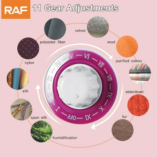 Raf Garment Steamer 1800W Easy To Clean, Continous Steam, High Quality Plastic R.3039
