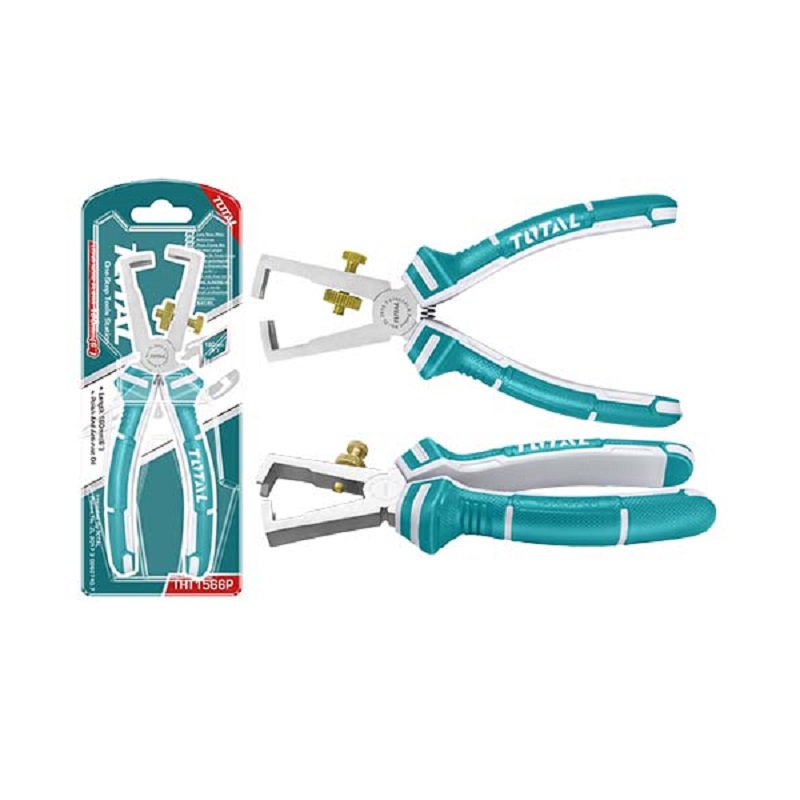 Total Wire Stripping Pliers 6&Quot; Tht1566P 2 Total Wire Stripping Pliers 6&Quot; Tht1566P