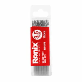Ronix HSS Twist Drill Bit Set 3.5mm 10pcs RH-5378