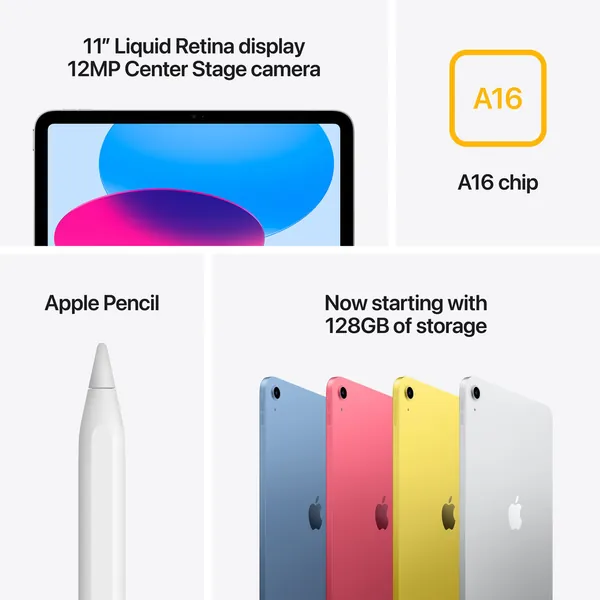 Apple 11&Quot; Ipad A16 Chip 256Gb, Wi-Fi Only, Silver 7 Apple 11&Quot; Ipad A16 Chip 256Gb, Wi-Fi Only, Silver