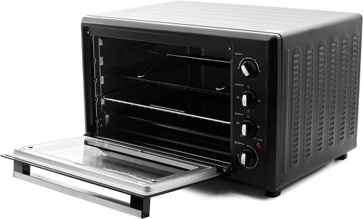 Nikai Oven Electric 100L With Rosting Function 4 Knobs Control 2200W Nt1008Rcax 90 Mins Timer Double Glass Panel Stainless Steel Heating Elements With Thermostat 6 Nikai Oven Electric 100L With Rosting Function 4 Knobs Control 2200W Nt1008Rcax 90 Mins Timer Double Glass Panel Stainless Steel Heating Elements With Thermostat
