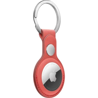 Apple AirTag FineWoven Key Ring Coral