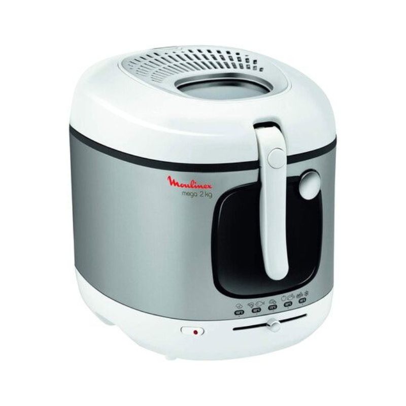 Moulinex Electric Deep Fryer 2Kg - Grey Am480027 2 Moulinex Electric Deep Fryer 2Kg - Grey Am480027