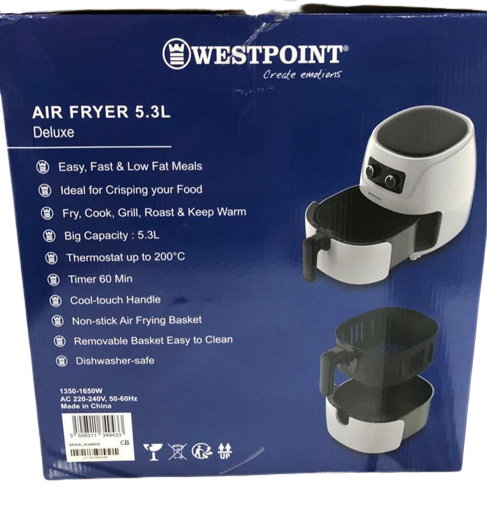 Westpoint Air Fryer 1500W 5.3L Wafc-531522 4 Westpoint Air Fryer 1500W 5.3L Wafc-531522
