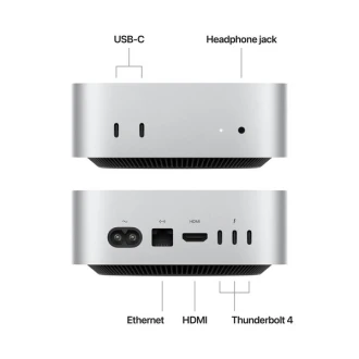 Apple Mac Mini M4 16GB/1TB 10 Core CPU & 10 Core GPU - Silver