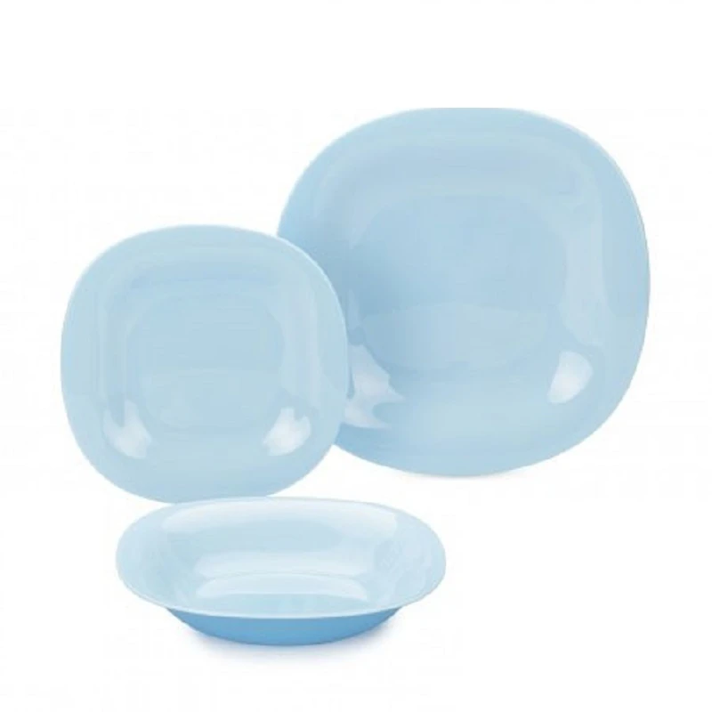 Luminarc Carine Light Blue Dessert Plate 19Cm 6Pcs P4245 2 Luminarc Carine Light Blue Dessert Plate 19Cm 6Pcs P4245
