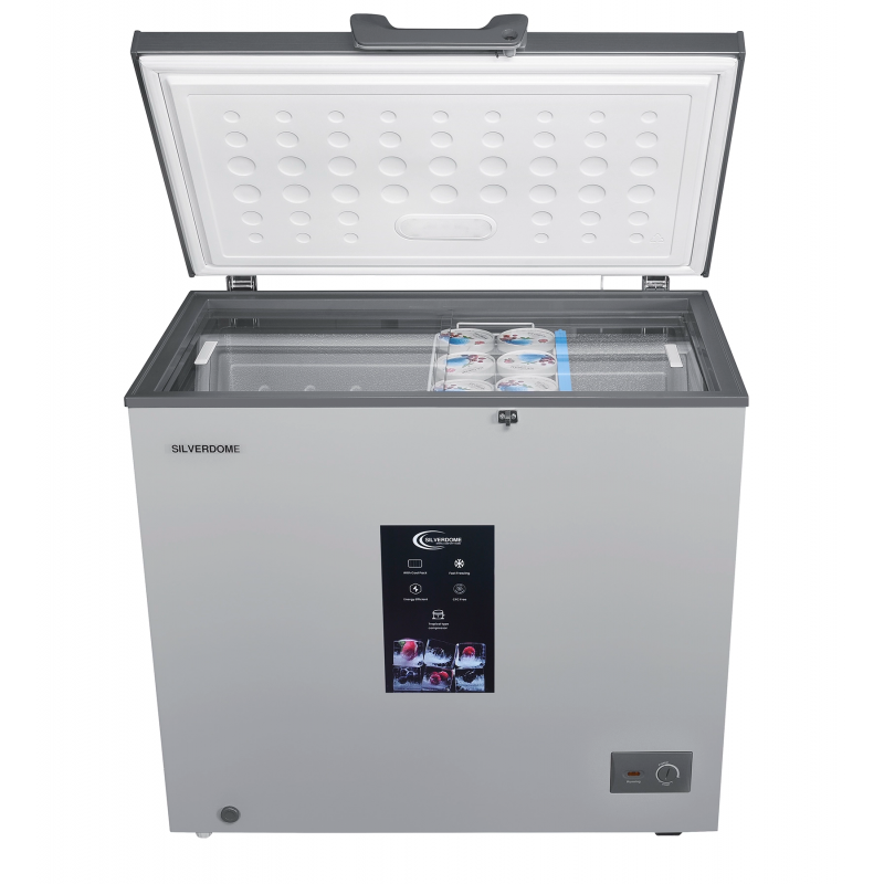 Silverdome Convertible Chest Freezer 198L, Defrost, Fast Freezing, Tropicalized Compressor With Cool Pack, Energy Efficient Cfm-200 4 Silverdome Convertible Chest Freezer 198L, Defrost, Fast Freezing, Tropicalized Compressor With Cool Pack, Energy Efficient Cfm-200
