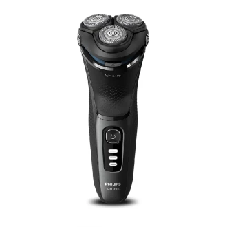 Philips Electric Cordless Shaver, 5D Pivot & Flex Heads, PowerCut Blades, Anti-Corrosion Shaving System, Shave Wet & Dry 3000X Series Grey S3244