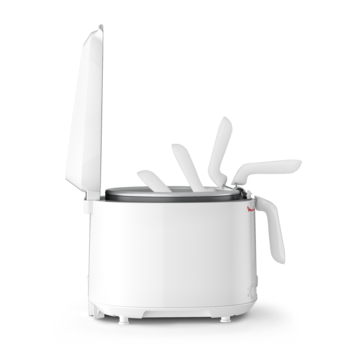 Moulinex Deep Fryer 1Kg/1.8L Capacity 1470W Adjustable Thermostat White Af203127 4 Moulinex Deep Fryer 1Kg/1.8L Capacity 1470W Adjustable Thermostat White Af203127