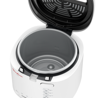 Moulinex Deep Fryer 1Kg/1.8L Capacity 1470W Adjustable Thermostat White Af203127 5 Moulinex Deep Fryer 1Kg/1.8L Capacity 1470W Adjustable Thermostat White Af203127