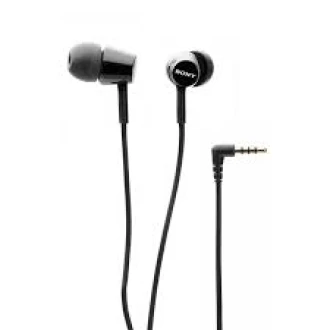 Sony In-Ear Type Headphones, 9 mm, Driver Unit, Neodymium Magnet, 1.2m Cord, Smartphone Compatible for Calls MDR-EX155APWQE