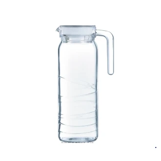 Luminarc Dona Embossment Circle Glass Jug 1L Transparent Q0434
