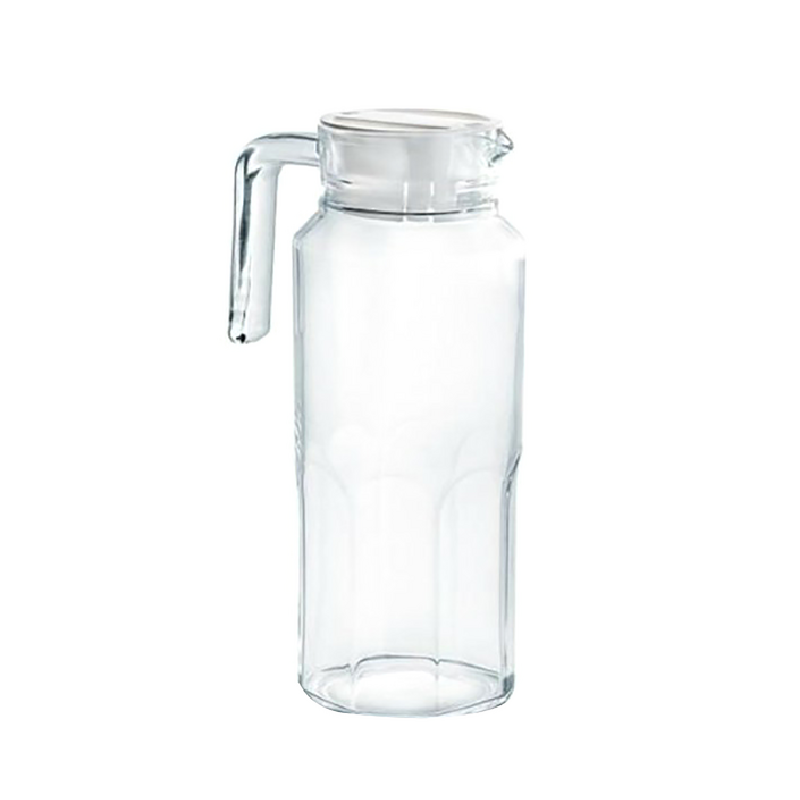 Luminarc Tuff Durable Fridge Glass Jug 1.3L V0487 1 Luminarc Tuff Durable Fridge Glass Jug 1.3L V0487