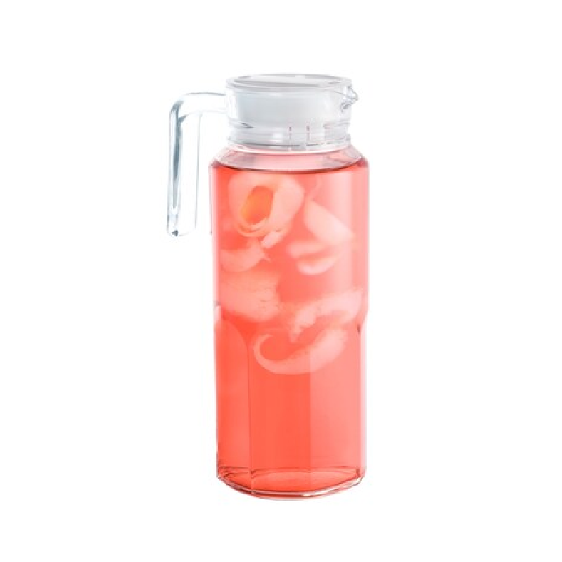 Luminarc Tuff Durable Fridge Glass Jug 1.3L V0487 2 Luminarc Tuff Durable Fridge Glass Jug 1.3L V0487