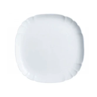 Luminarc Lotusia Dessert Plate 23cm White N3620 (Pack of 6Pcs)