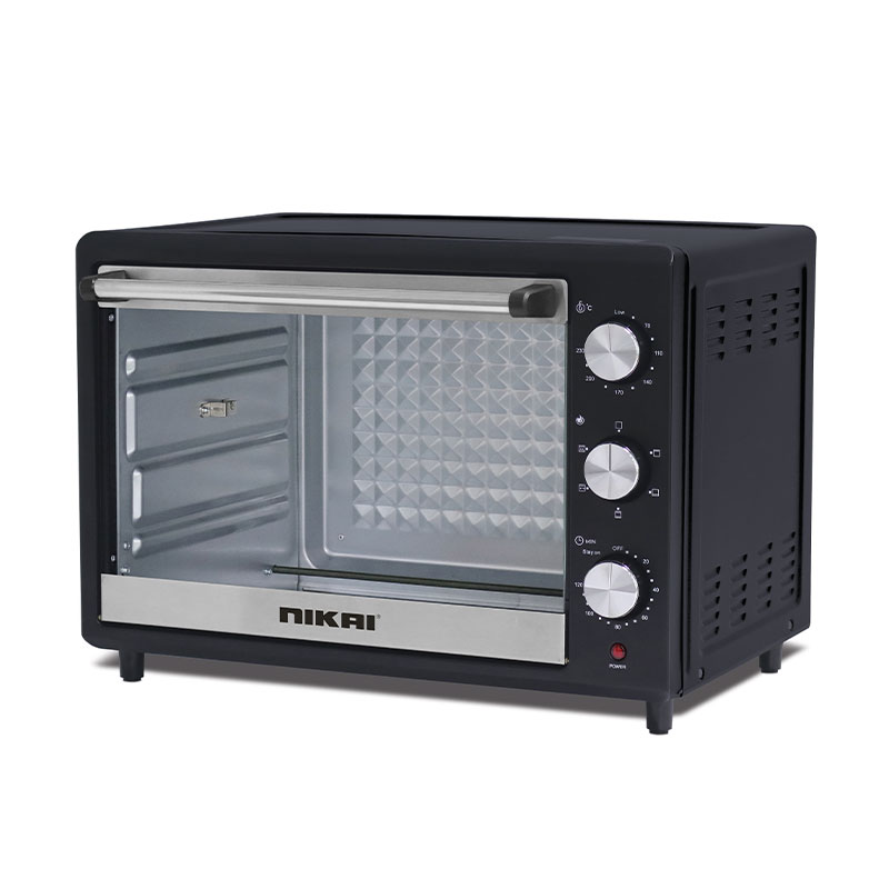 Nikai Oven Electric 50L With Rosting Function 1800W Nt50Rz 120 Mins Timer Single Glass Panel Stainless Steel Heating Elements Inner Light 1 Nikai Oven Electric 50L With Rosting Function 1800W Nt50Rz 120 Mins Timer Single Glass Panel Stainless Steel Heating Elements Inner Light