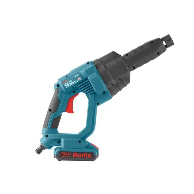 Ronix Cordless High-Pressure Washer 24.5Bar 20Vx2Ah 8930 9 Ronix Cordless High-Pressure Washer 24.5Bar 20Vx2Ah 8930