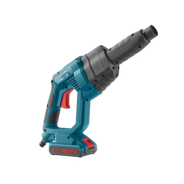 Ronix Cordless High-Pressure Washer 24.5Bar 20Vx2Ah 8930 10 Ronix Cordless High-Pressure Washer 24.5Bar 20Vx2Ah 8930