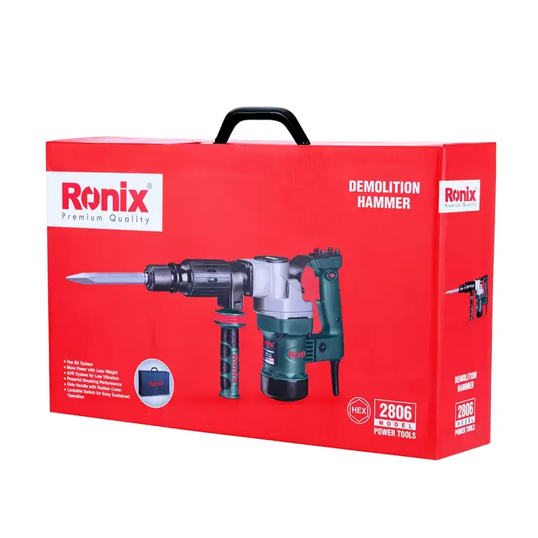 Ronix Hex Chisel Demolition Hammer, 950W 2806 7 Ronix Hex Chisel Demolition Hammer, 950W 2806