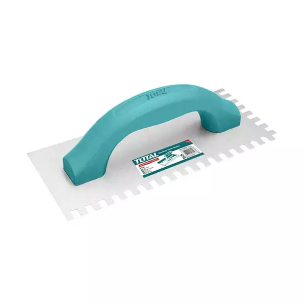 Total Plastering Trowel With Teeth 230 X 100Mm Thtt832306 1 Total Plastering Trowel With Teeth 230 X 100Mm Thtt832306