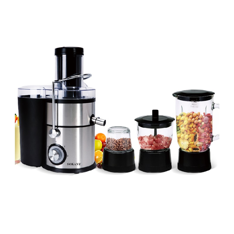 Sokany Food Processor 6In1 Juicer, Blender, Mincer And Miller 1000W 1 Sokany Food Processor 6In1 Juicer, Blender, Mincer And Miller 1000W