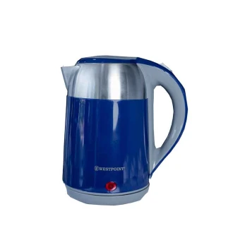 Westpoint Kettle 2L 2200W Stainless Steel Water Level Indicator, Auto Switch Off, 360 Rotative Base Card Storage Indicator Light WKTZ-201524.IB