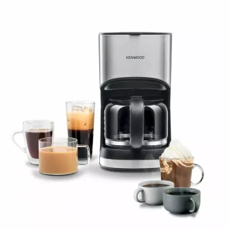 Kenwood Coffee Maker 1.2l Glass Jug 12 Cups Capacity 900w Cmm10.000bm - Glass Body Nonstick Coating Kep Warm Plate Auto Shut Off Function Washable Filter