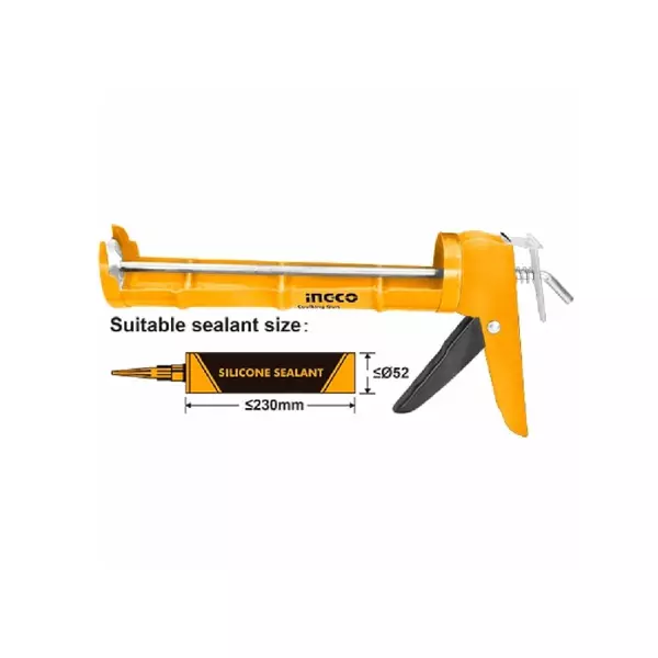 Ingco Caulking Gun 0.8Mm Hcg0309 1 Ingco Caulking Gun 0.8Mm Hcg0309