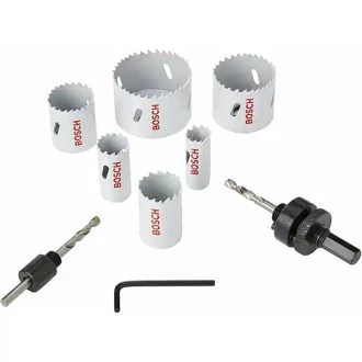 Bosch Electricians Hole saw Set 2608580804 (Pack of 9Pcs)